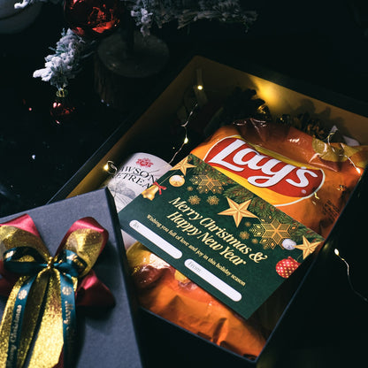 BOX HAMPERS FREE GREETING CARD (BOX ONLY)