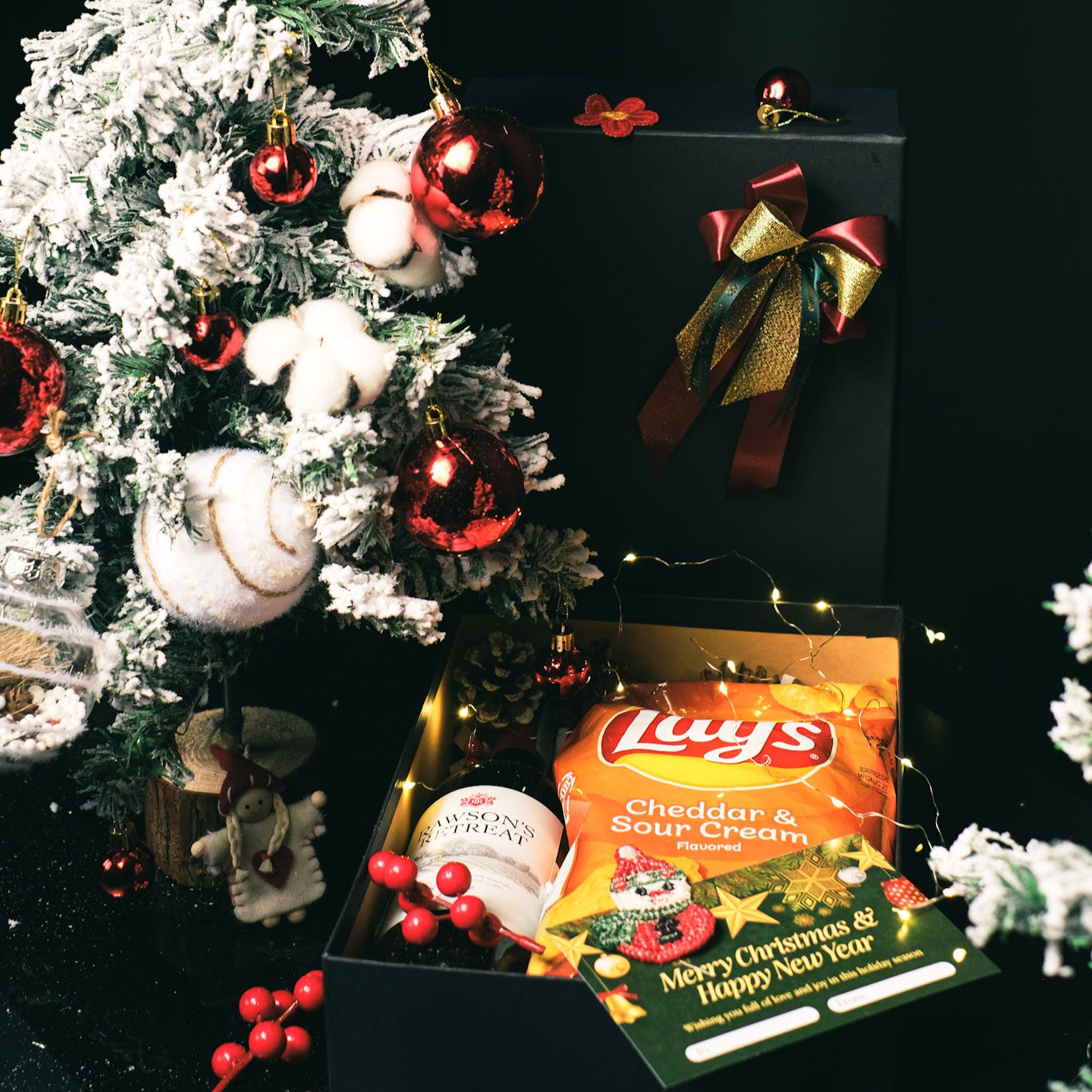 BOX HAMPERS FREE GREETING CARD (BOX ONLY)