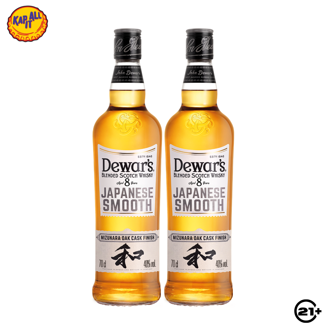 Paket Dewars Japanese Smooth 8 YO Blended Whisky 700ml - 2 Bottles