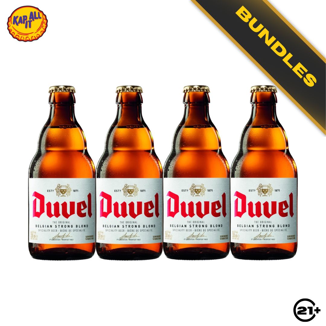 Bundles Duvel Golden Ale Beer Pint 330ml - 4 Bottles