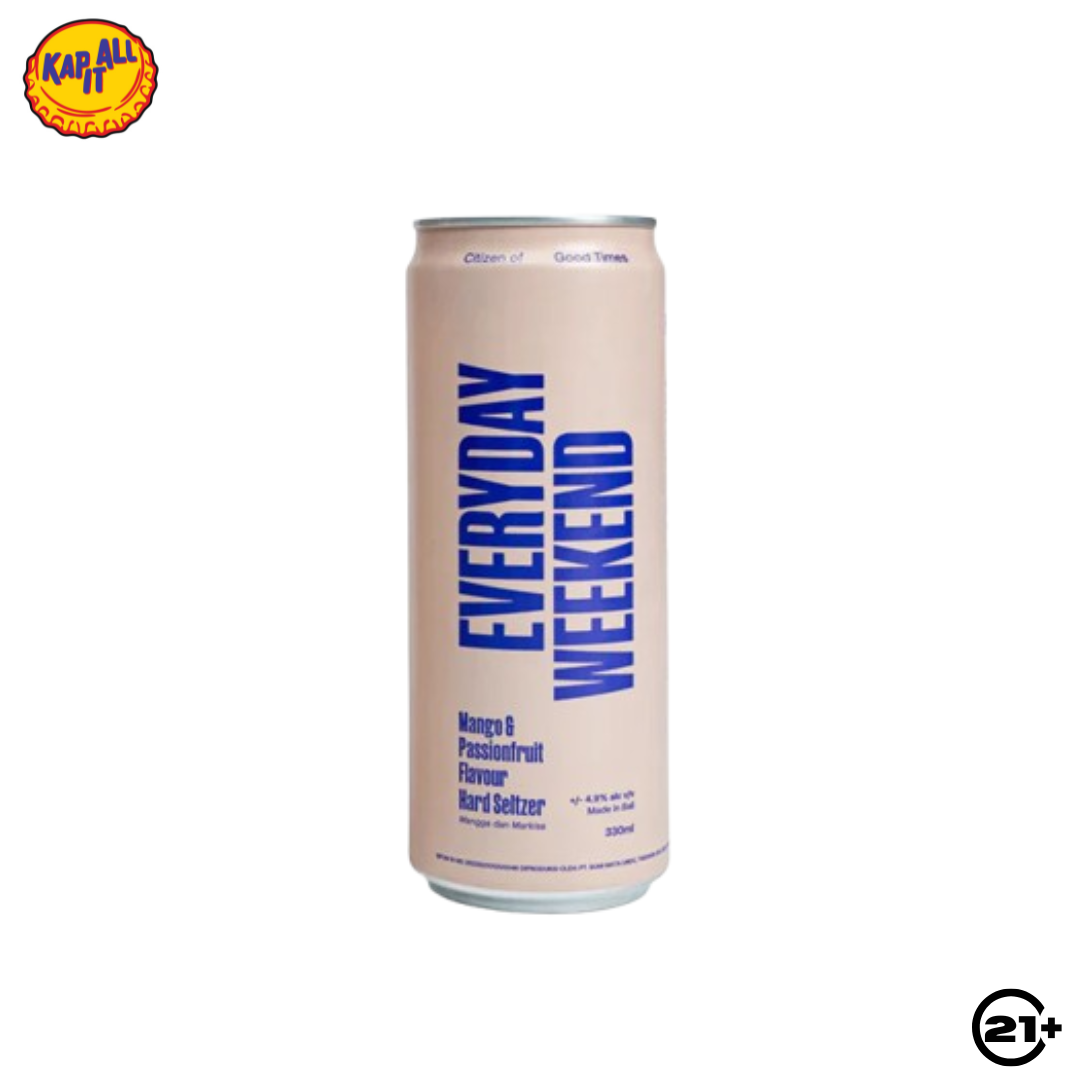 Everyday Weekend Hard Seltzer Mango & Passionfruit 330ml