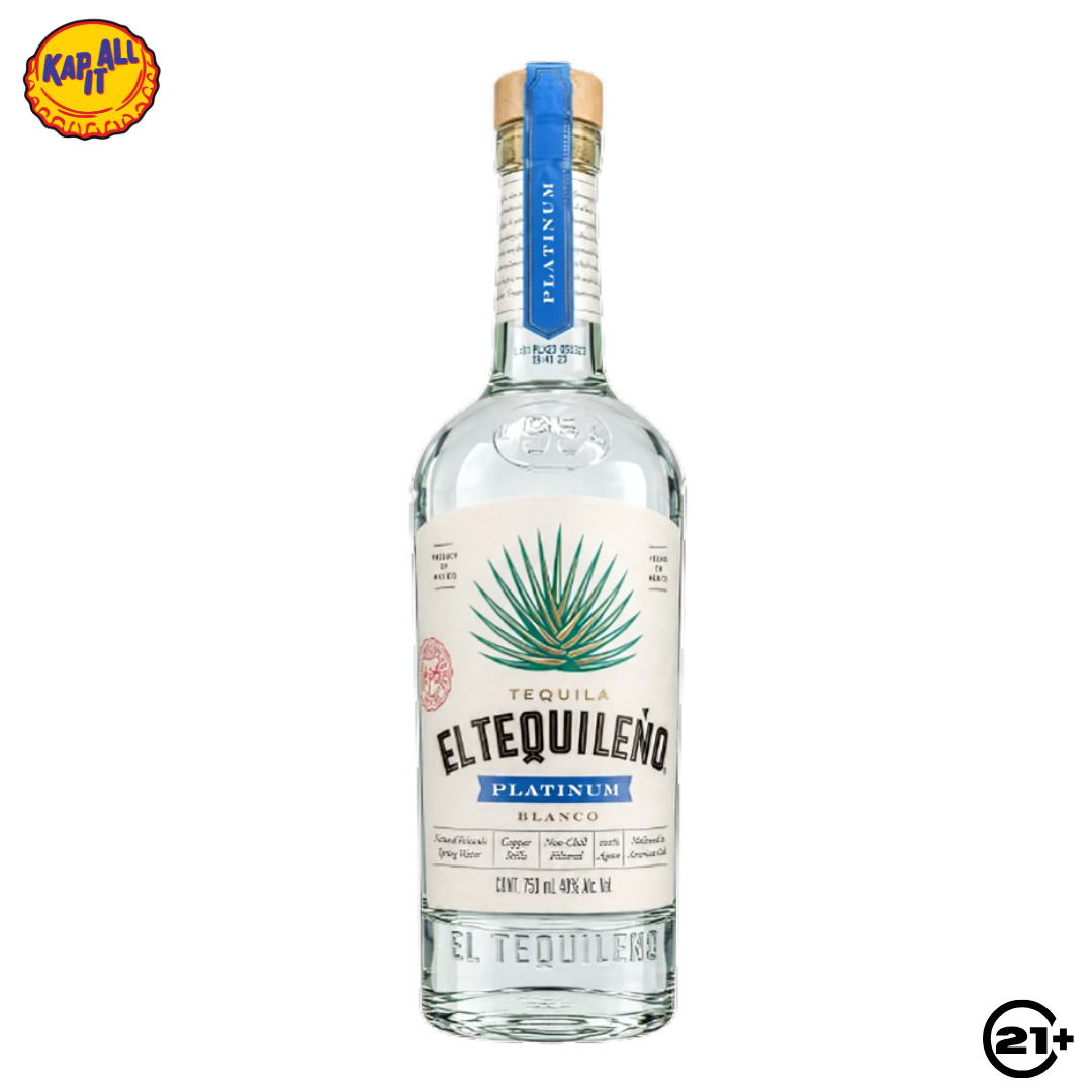 El Tequileno Platinum Blanco Tequila 750ml