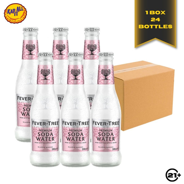 Bundles Fever Tree Premium Soda Water 200ml - 1 Box 24 Bottles