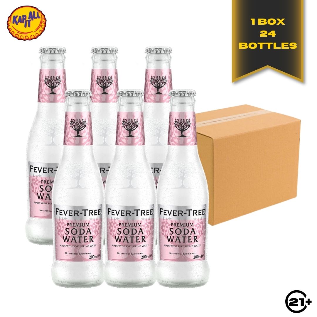 Bundles Fever Tree Premium Soda Water 200ml - 1 Box 24 Bottles