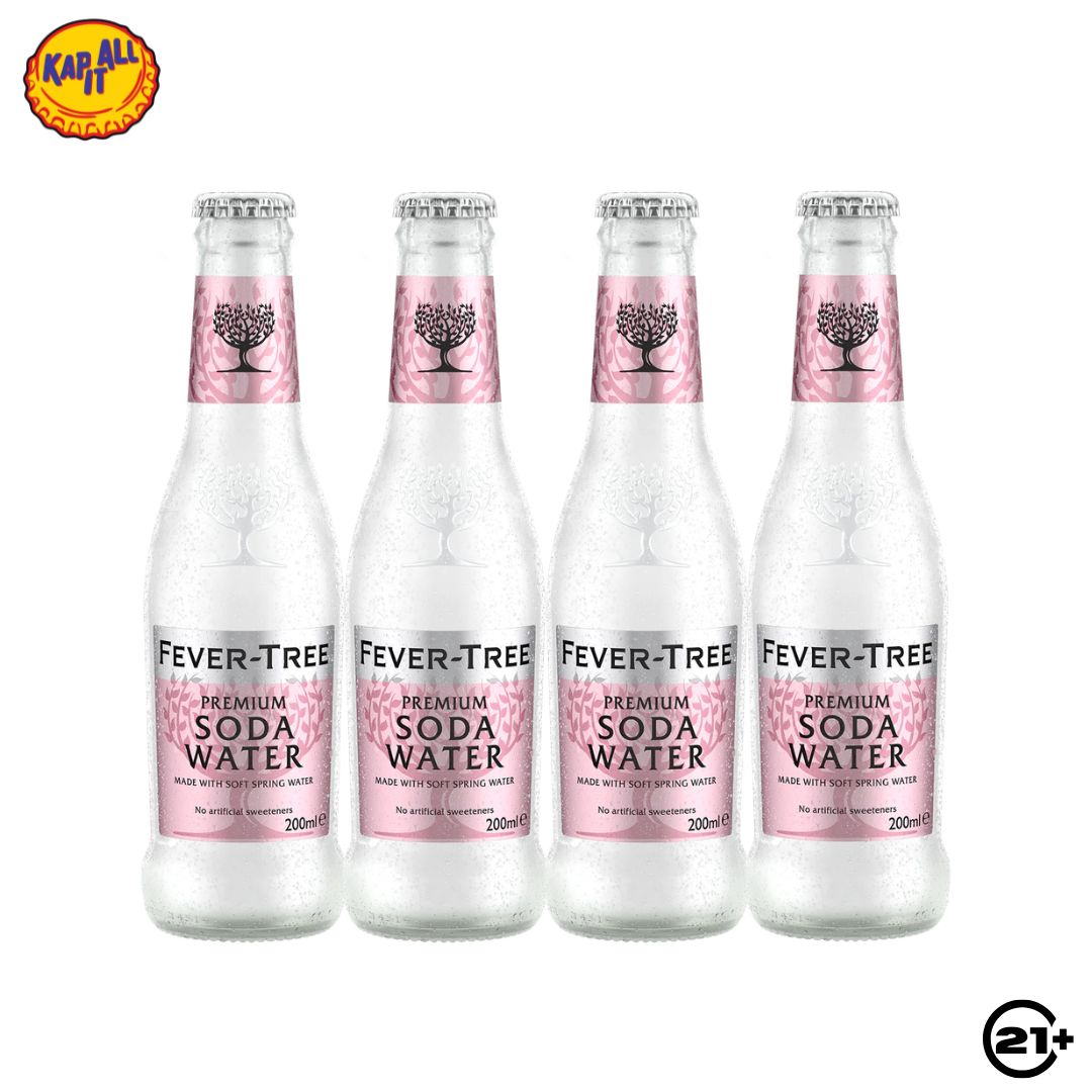 PAKET FEVER TREE PREMIUM SODA WATER 200ml - 4 BOTTLES