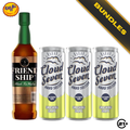 Bundles Friendship Black Tea Vodka 650ml + Cloud Seven Smashing Grape Can 350ml