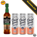 Bundles Friendship Black Tea Vodka 650ml + Cloud Seven Peach Delight Can 350ml