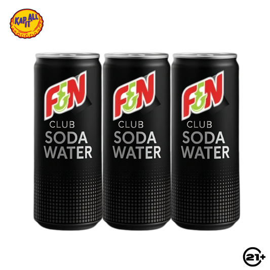 F&N CLUB SODA WATER 325ml - 3PCS