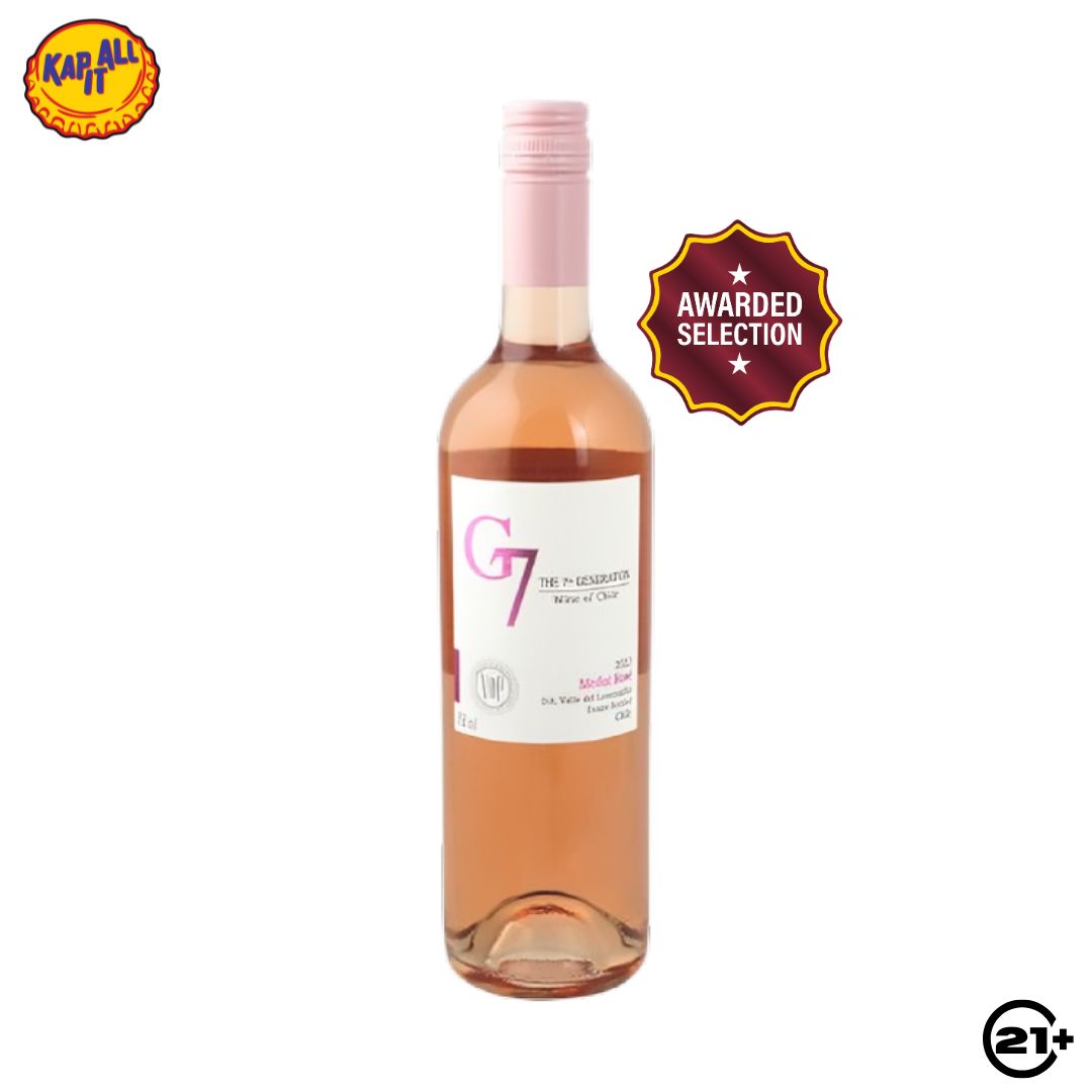 WINE G7 MERLOT ROSE 750ml