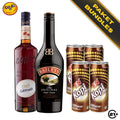 Amaretto Coffee Night Kit - Baileys The Original Irish Cream Liqueur 700ml + Giffard Amaretto Liqueur 700ml + F&N Club Soda Water 325ml