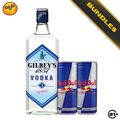 Bundles Gilbey's Vodka 700ml + Red Bull Energy Drink 250ml