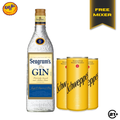 Bundles Seagrams Dry Gin 700ml + Schweppes Tonic Water 250ml