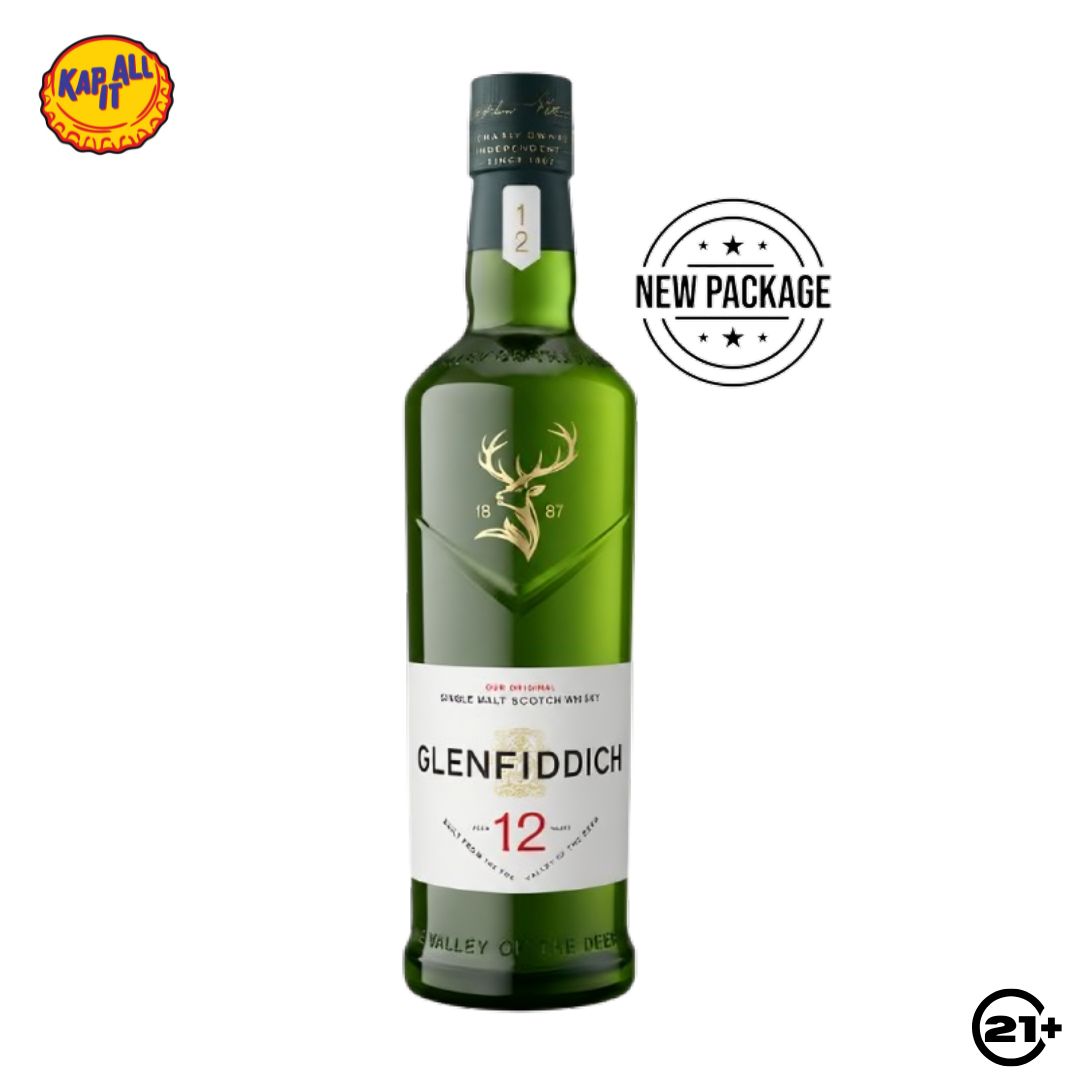 Glenfiddich 12 YO Single Malt Scotch Whisky  700ml