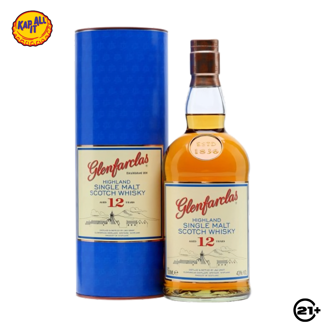 Glenfarclas 12 YO Highland Single Malt Scotch Whisky 700ml