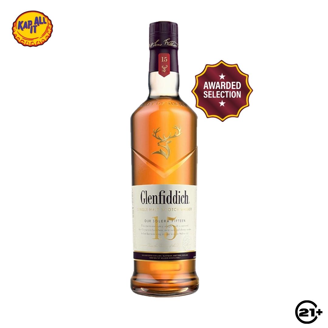 Glenfiddich 15 YO Single Malt Scotch Whisky 700ml