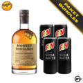 HIGHBALL STARTER - 1 MONKEY SHOULDER BLENDED MALT SCOTCH WHISKY 700ml + 4 F&N CLUB SODA WATER 325ml