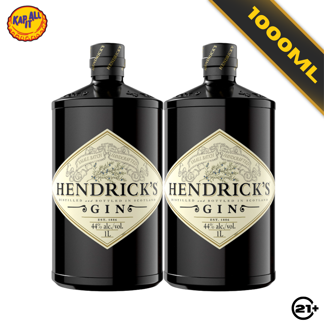 Twin Hendrick's Gin 1L - 2 Bottles