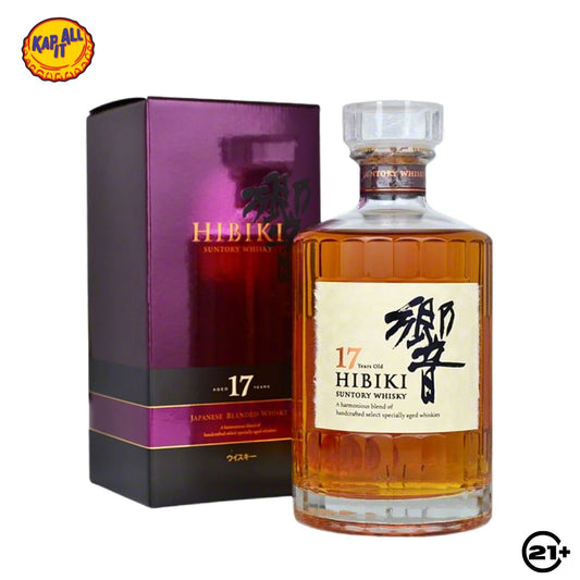 SUNTORY HIBIKI 17 Y.O JAPANESE BLENDED WHISKY 700ml