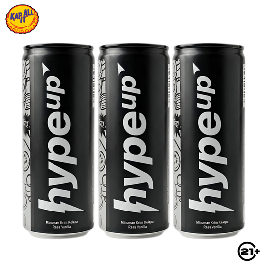 HYPEUP COCONUT CREAM VANILLA DRINK CAN 230ml - 3PCS