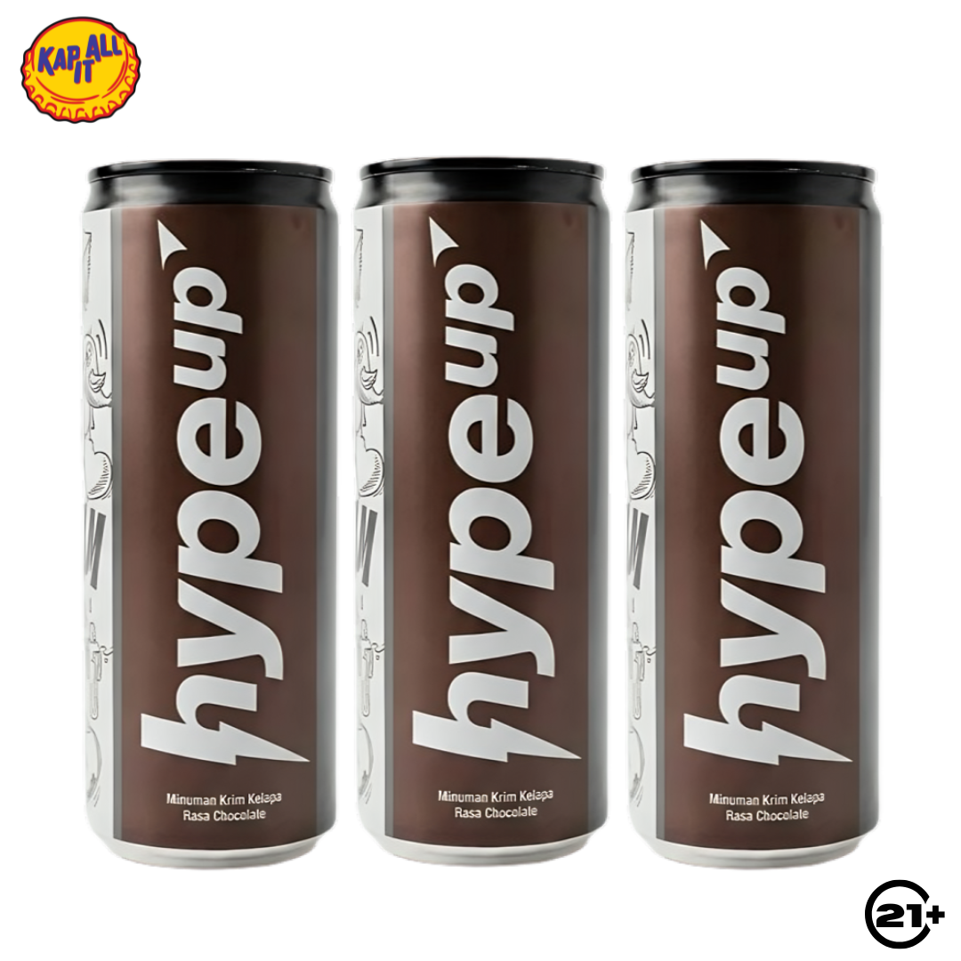 HYPEUP COCONUT CREAM CHOCOLATE DRINK CAN 230ml - 3PCS