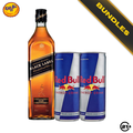Bundles Johnnie Walker Black Label 700ml + Red Bull Energy Drink 250ml