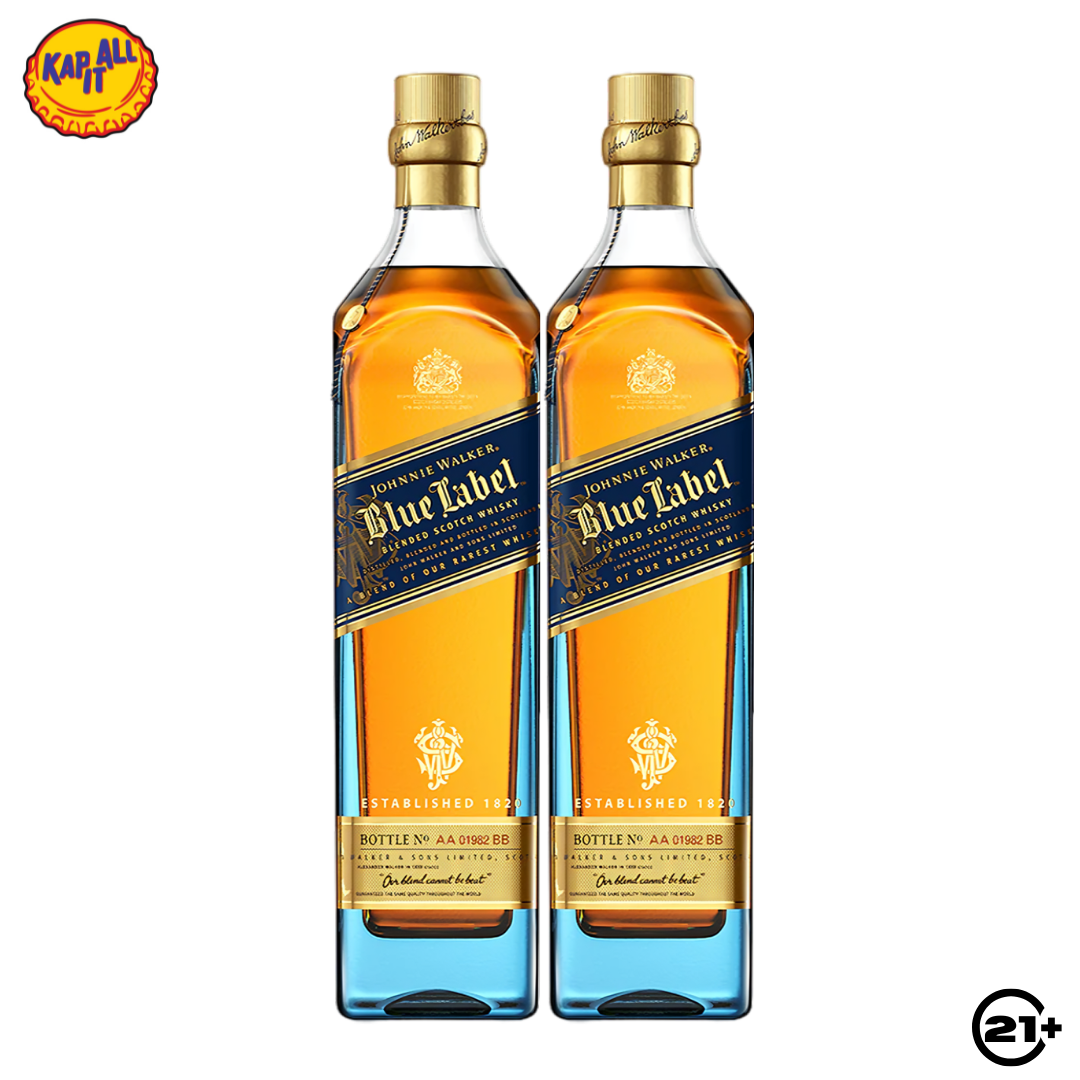 Paket Johnnie Walker Blue Label 700ml - 2 Bottles