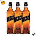 Triple Johnnie Walker Black Label 700ml - 3 Bottles
