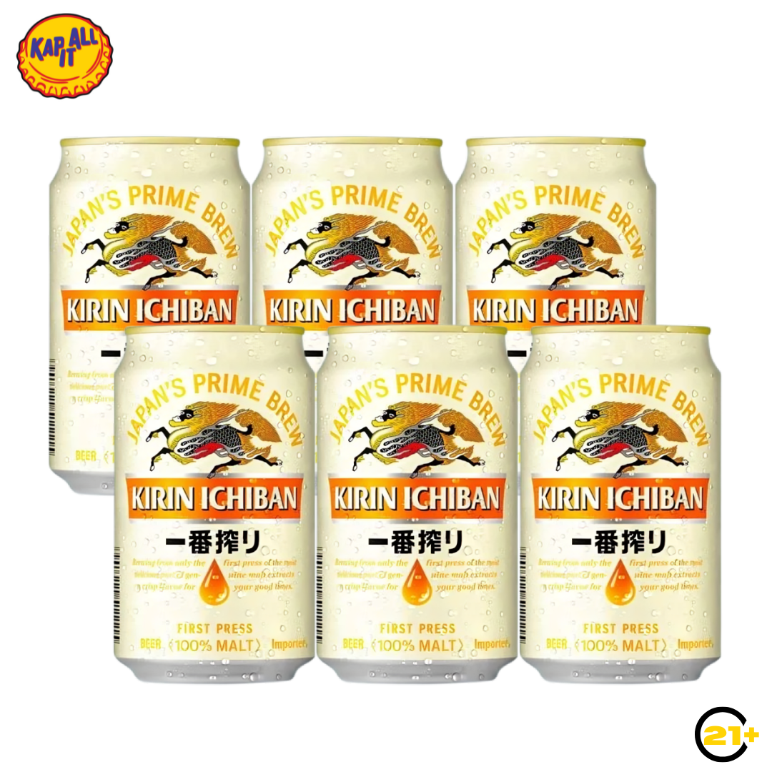 PAKET BEER KIRIN ICHIBAN CAN 330ml - 6 CAN
