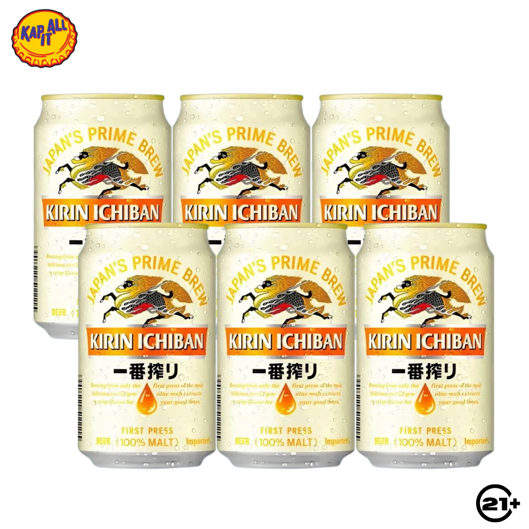 Bundles Kirin Ichiban Beer Can 330ml - 6 Cans