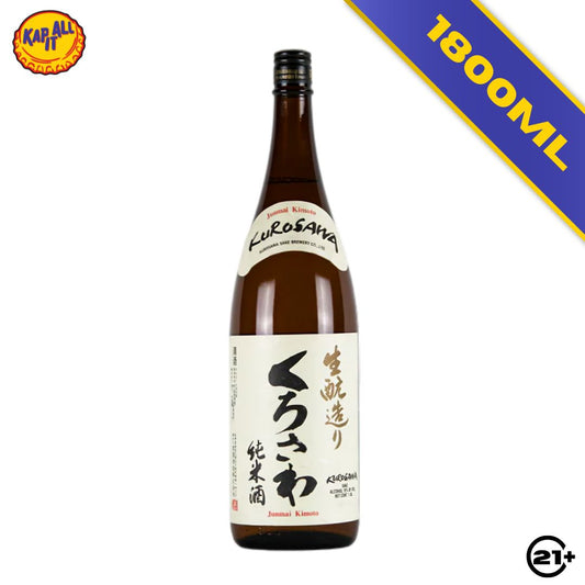 KUROSAWA JUNMAI KIMOTO SAKE 1.8L