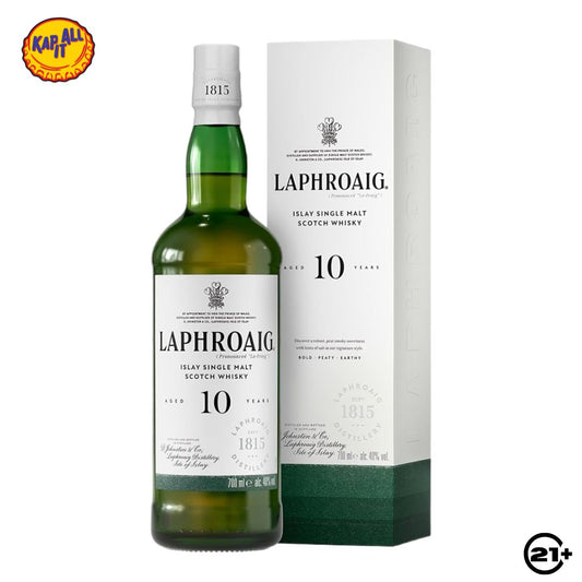 LAPHROAIG 10 YO ISLAY SINGLET MALT WHISKY 750ml