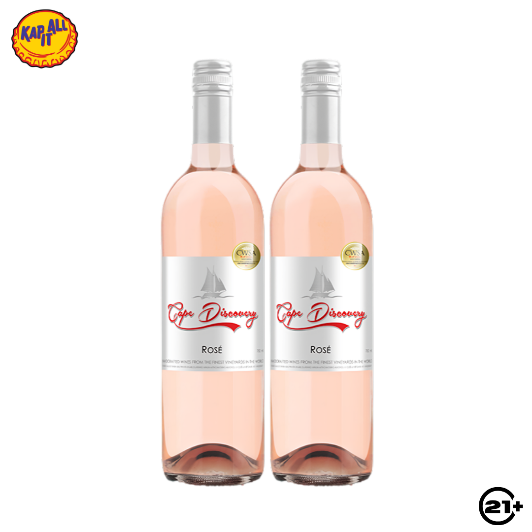 Twin Cape Discovery Rose WIne 750ml - 2 Bottles