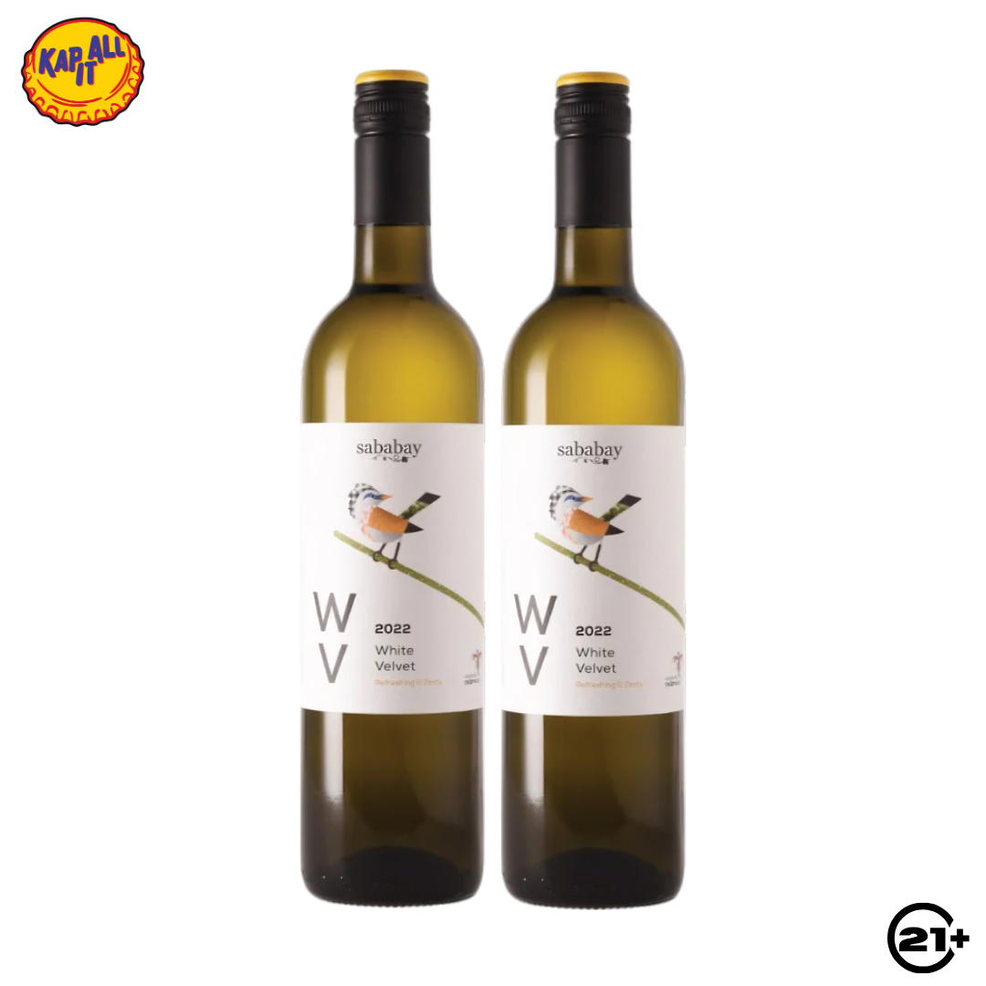 Twin Sababay White Velvet Wine 750ml - 2 Bottles
