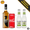 Paket Bundles - Wild Turkey American Honey Bourbon Whiskey 700ml + Fever Tree Mexican Lime Soda 200ml + Coca Cola Original Taste Can 250ml