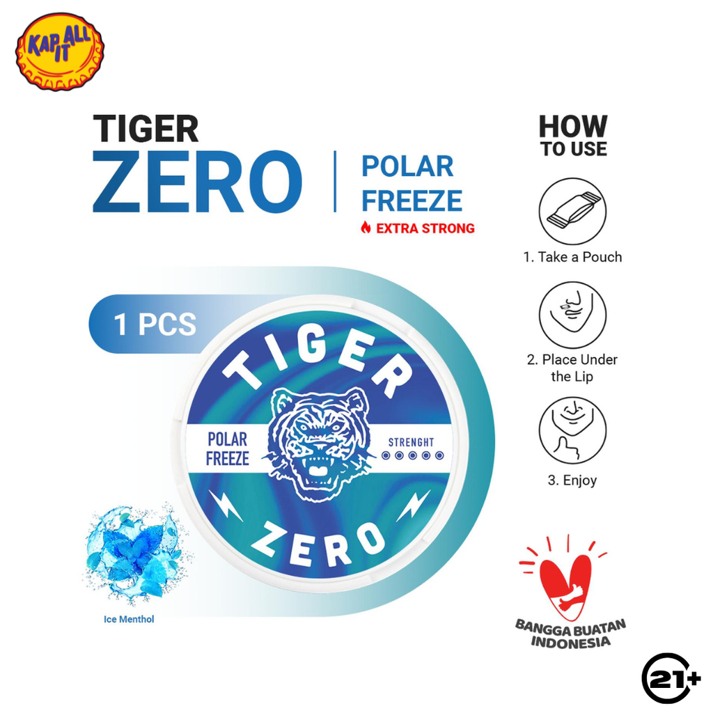 Tigesnus Zero Polar Freeze Nicotine Pouch