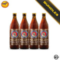Bundles Beer Paulaner Weissbier Dunkel Dark Wheat 500ml - 4 Bottles