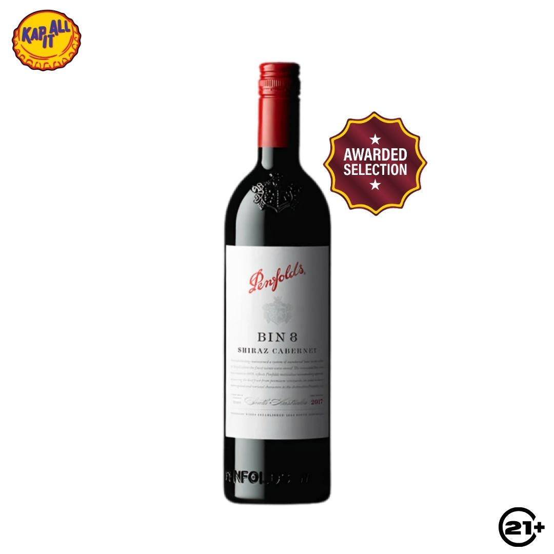 WINE PENFOLDS BIN 8 SHIRAZ CABERNET 750ml