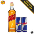 Paket Johnnie Walker Red Label 700ml + Red Bull Energy Drink 250ml