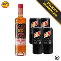 RUM SODA PACK - 1 NUSA CANA SPICED ISLAND RUM 700ml + 4 F&N CLUB SODA WATER 325ml