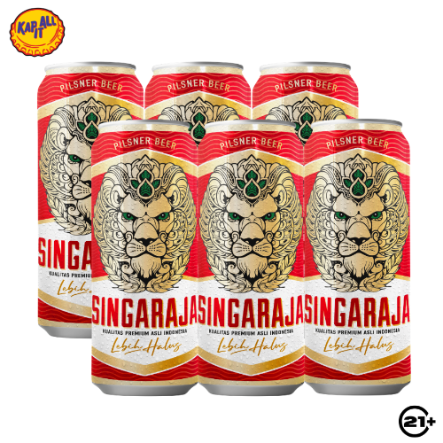 Bundles Singaraja Beer Pilsener Can 500ml - 6 Cans