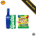 Bundles Skyy Vodka Original 180ml + Sprite Lemon Lime Can 250ml + Warheads Hard Candy Extreme Sour 28g