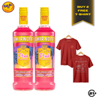 Twin Smirnoff Pink Lemonade Vodka 700ml - 2 Bottles