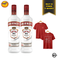 Twin Smirnoff Original Vodka Red 750ml - 2 Bottles