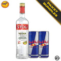 PAKET STOLICHNAYA STOLI PREMIUM VODKA ORIGINAL 700ml + 2 RED BULL ENERGY DRINK CAN 250ml