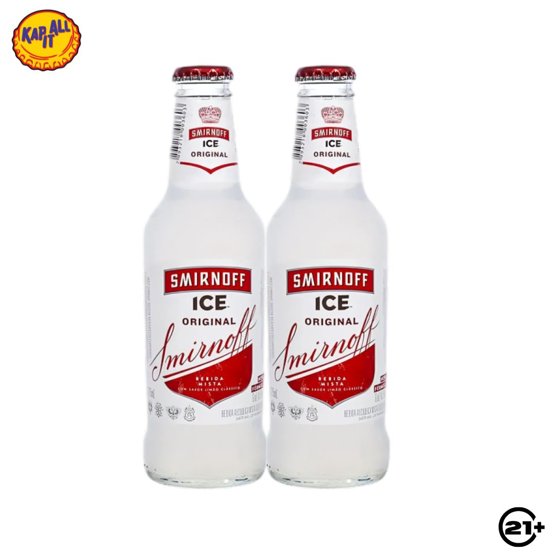 Twin Smirnoff Ice Lemon Pint 275ml - 2 Bottles