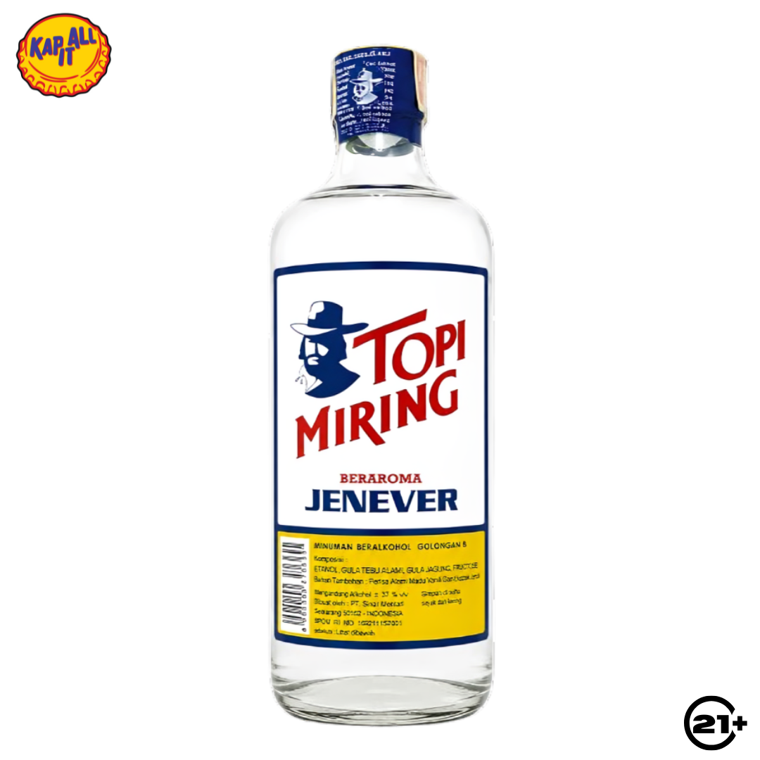 Topi Miring Jenever Vodka 1L