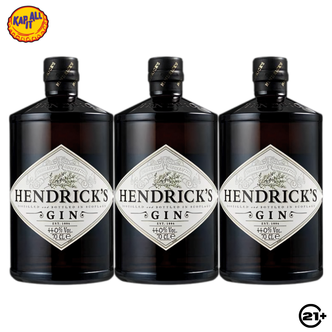 Triple Hendrick's Gin 700ml - 3 Bottles