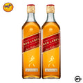 Twin Johnnie Walker Red Label 700ml - 2 Bottles