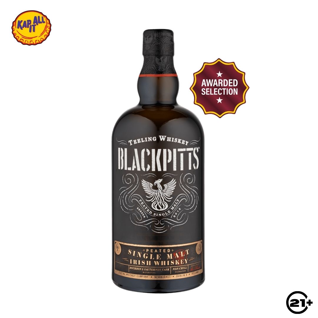 Teeling Blackpitts Peated Single Malt Irish Whiskey 700ml