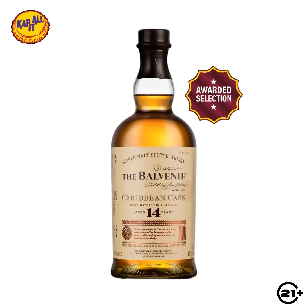 The Balvenie 14 YO Caribbean Cask Whisky 700ml